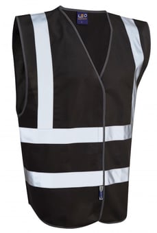 Picture of Lynton - Black Reflective Waistcoat - Non EN471 - LE-W05-BK