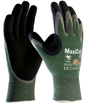 picture of MaxiCut Oil 34-304 Palm Coated Grip Gloves - Pair - ATG-34-304