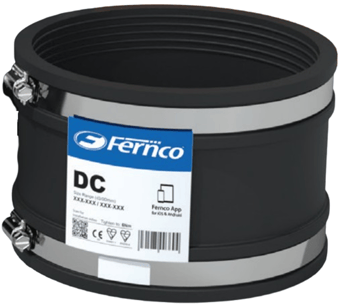 Picture of Fernco Drain Coupling - Size 100-115 mm- [FRN-DC115]