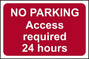 picture of Spectrum No Parking Access Required 24 hours – RPVC 600 x 450mm – [SCXO-CI-14808]