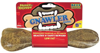 picture of Munch & Crunch Beef Gnawler Dog Bone 8 Inch CDU - [PD-MC0103]
