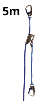 picture of IKAR Adjustable Work Positioning & Fall Restraint System - Length 5m - [IK-2WPK500]