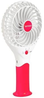 picture of Geepas 3-Speed Rechargeable USB Portable Mini Hand Fan - Pink - [PD-GF9617UK-PK]