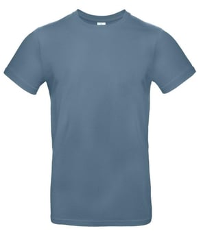 picture of B and C Men's Exact 190 Crew Neck T-Shirt - Stone Blue - BT-TU03T-STB - (DISC-X)