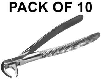 picture of Instrapac Extracting Forceps - No.74 Adult Lower Roots - Pack of 10 - [VC-8116]