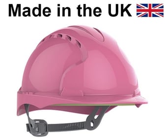 picture of Jsp EVO2® Vented Safety Helmet Slip Ratchet Pink - [JS-AJF030-003-900] - (DISC-X)