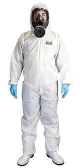 Picture of Chemsplash Xtreme SMS 50 Anti-Static White Coverall Type 5/6 - [BG-2503-WHITE]