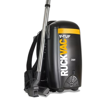 picture of V-TUF RuckVac - Industrial Backpack Vacuum Cleaner with Lung Safe Hepa H13 Filtration - 240v - [VT-RUCKVAC-240] - (PS)