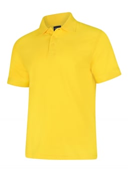 Picture of Uneek Yellow Deluxe Poloshirt - UN-UC108-YEL