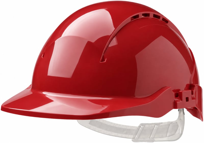 Centurion - Concept Red Safety Helmet - Vented - Slip Ratchet - [CE-S09CRF]
