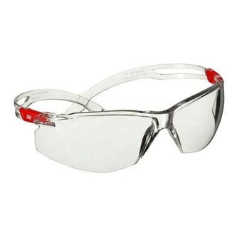Picture of 3M SecureFit 500 Series Red Scotchgard Clear AF-AS Lens - [3M-SF501SGAF-RED]