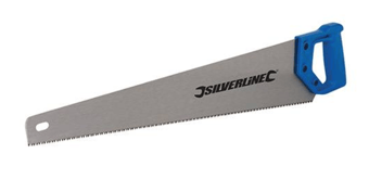 Picture of Silverline Hardpoint Saw - 350mm 7tpi - Steel Polished Blade With Blue 300c Handle - [SI-793762]