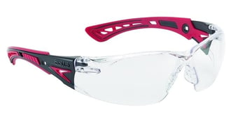 picture of Bolle RUSH+ Clear Safety Spectacles Anti-scratch And Anti-fog PLATINIUM Coating - [BO-RUSHPPSI]