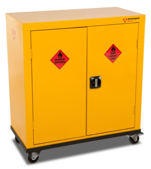 Picture of ArmorGard - Safestor - Hazardous Mobile Cupboard - 900mm x 465mm x 1010mm - [AG-HMC2] - (SB)