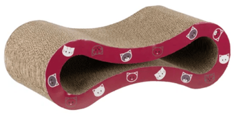 picture of Trixie Mimi Cat Scratching Wave Wine Red - [CMW-TX48002]