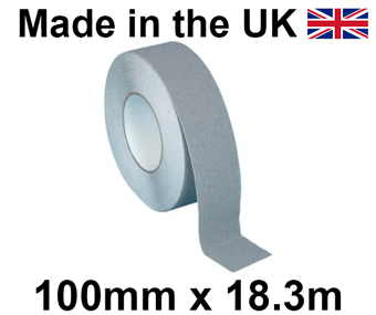 picture of Grey Anti-Slip Self Adhesive Tape - 100mm x 18.3m Roll - [HE-H3401GR-(100)]