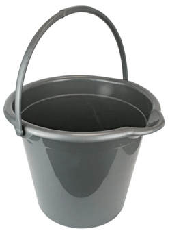 picture of 10L Grey Plastic Bucket - [OTL-323486]