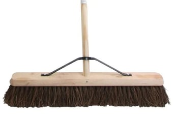 picture of Faithfull Stiff Bassine Broom + Handle & Stay - 600mm/24 Inch - [TB-FAIBRBAS24H]