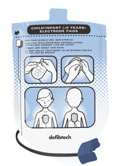 Picture of Lifeline Child Defibrillation Pads - For Ages 1-8 Years Old - [CM-5001060] - (DISC-W)