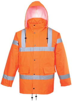 Picture of Portwest - Hi-Vis Orange Breathable Jacket - PW-RT34ORR - (DISC-R)