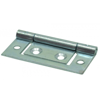 Picture of BZP Flush Hinges - 50mm - Pack of 25 Pairs - [CI-CH118L]