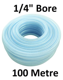 picture of Food Certified PVC Reinforced Hose - 1/4" Bore x 100m - [HP-FCRP6/11CLR100M]