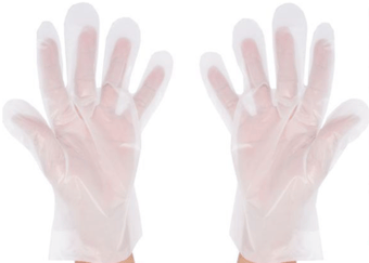picture of Supreme TTF Powder Free Clear Disposable TPE Gloves - Box of 200 Singles - HT-TPE-CLEAR - (NICE)