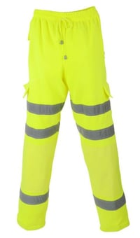 Picture of Yellow Hi-Vis Combat Joggers - BI-218 - (DISC-W)