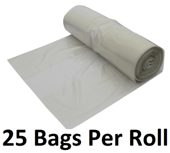picture of Polyco Clear Heavy Duty Sacks On a Roll - 90 Litres - [BM-LBROLL]