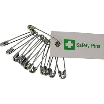 picture of HypaBand Safety Pins - Pack of 12 (4 Small, 4 Medium and 4 Large Pins)-  [SA-Q2101]