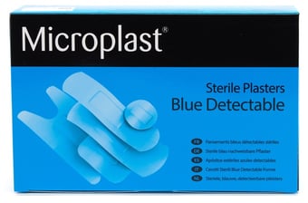 Picture of Blue Dot - Blue Detectable Plasters - 7cm x 5cm - pack of 50 - [CM-86935]