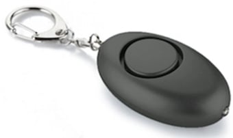 picture of Ellipse Personal Alarm Black With Led - 125dB - [MEO-MSA-300]