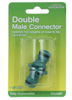 picture of Andersons - Hose Connector - Double Male - 1/2" BSP - [CI-GA296P]