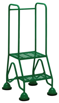 picture of Slingsby Multi Glide Premium Platform Steps - 2 Treads - Green - [SLB-434883] - (LP)