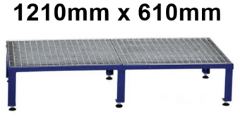 picture of Slingsby Adjustable Modular Work Platform - Blue - 1210mm - Adjustable Height 230-300mm - [SLB-434974] - (LP)