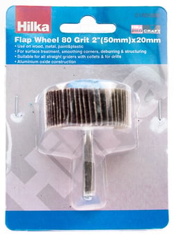 picture of Hilka Flap Wheel 80 Grit - (50mm) x 20mm - [CI-FW09P]