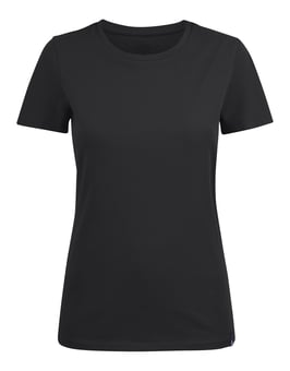 picture of James Harvest Ladies American U T-Shirt - Black - BT-HAR2124008-H900