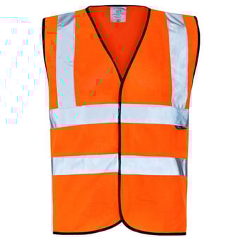 picture of Hi Vis Orange Vests & Bodywarmers