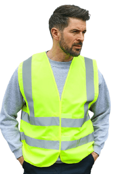 Picture of Korntex Yellow Hi Vis Safety Vest - AP-KXVESTYE