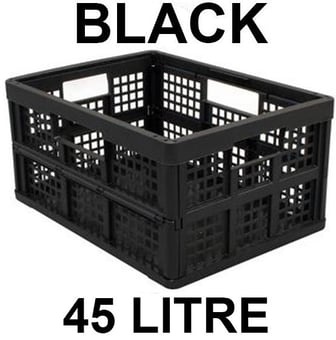 picture of Black 45 Litre Folding Really Useful Box - 570 x 390 x 285 mm - [UB-FOLBL45]