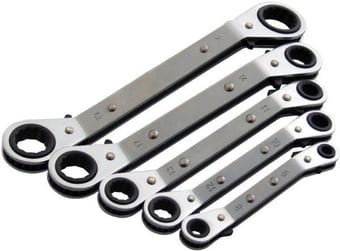 Picture of Amtech Offset Ring Ratchet Spanner Set 5pcs - [DK-K1525]