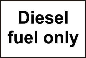 Picture of Spectrum Diesel fuel only - SAV 150 x 100mm - SCXO-CI-14474