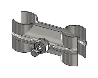 picture of Temporary Fencing Clamp - For Standard Metal Mesh Fencing Panel - [DB-071006] - (MP)