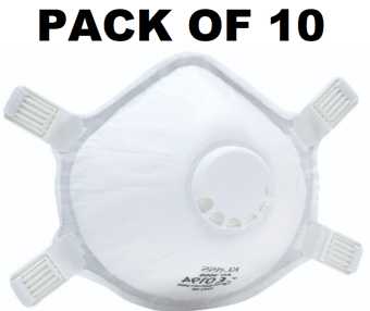 picture of Microlin Cooper Air 3000 FFP3 Moulded Disposable Cupped Masks Pack Of 10 - [MC-AIR3000]