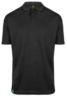 picture of Beeswift Envirowear Short Sleeve Recyclable Polo Shirt - Black - BE-EWCPKSSBL