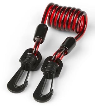 Picture of Coil Wrist Tether Single-Action - Non-Conductive - 2.5kg - [GPS-H01062]