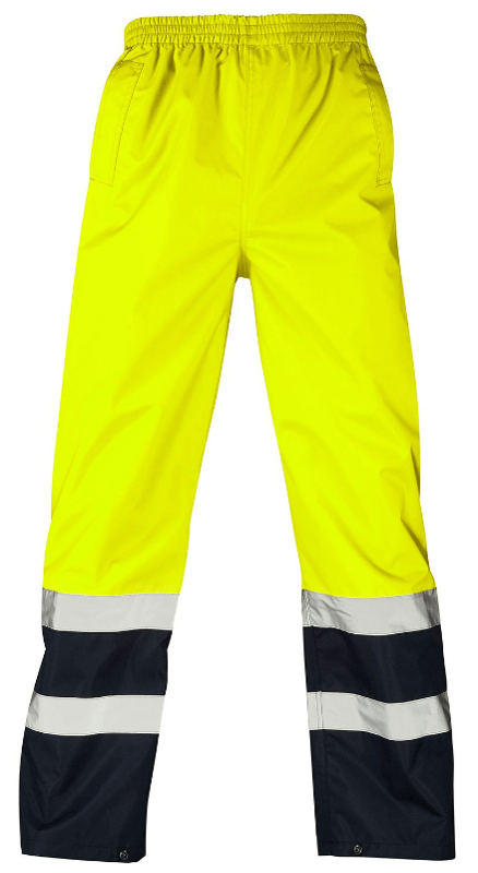 picture of Supertouch Hi Vis 2 Tone Overtrousers Yellow/Navy - ST-SHV-401491