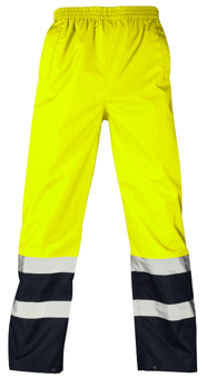 Picture of Supertouch Hi Vis 2 Tone Overtrousers Yellow/Navy - ST-SHV-401491