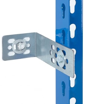 Picture of BiGDUG Zinc Universal Wall Brackets With Fixings - Pack of 2 - [BDU-WZUWF]