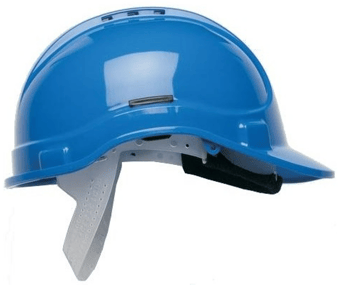 Picture of Short Dated Style 300 Elite Vented Safety Helmet Blue With Sweetband - [TY-HC300VEL-B] - (DISC-W)